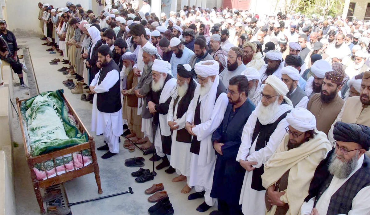 حافظ حسین احمد کی نماز جنازہ ادا کردی گئی