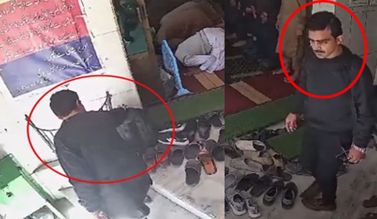 راولپنڈی،مسجد میں نماز پڑھتے شہری کا لیپ ٹاپ بیگ چوری