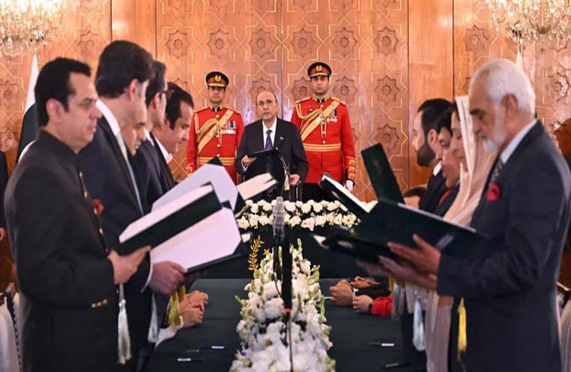 نئے کابینہ ارکان کو قلمدان تفویض،نوٹیفکیشن جاری  