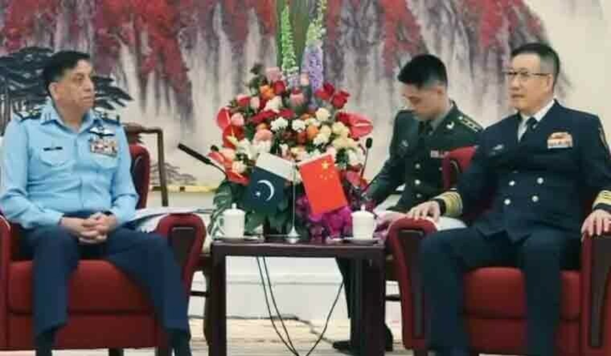 ایئرچیف مارشل ظہیر احمد بابر سدھو کا دورہ چین