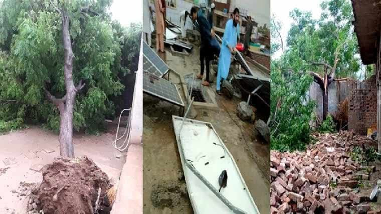 پنجاب،میں شدید آندھی اور طوفان کے باعث8 جاں بحق ،45زخمی