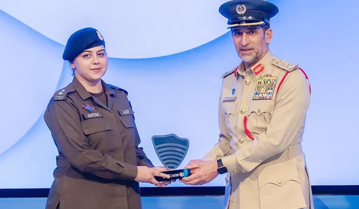 اے ایس پی انعم شیر خان نے بین الاقوامی ایوارڈ جیت لیا