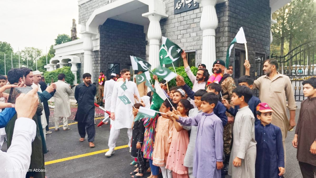 تاریخ سازفتح،ایبٹ آباد پاکستان زندہ باد نعروں سےگونج اُٹھا