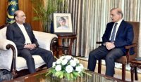 صدر مملکت سے وزیر اعظم شہباز شریف کی ملاقات