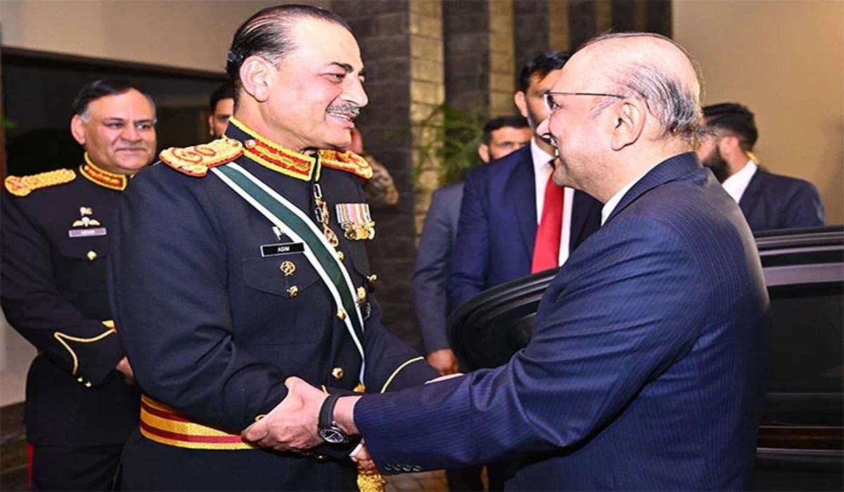 فیلڈ مارشل کی جانب سے عشائیہ صدر اور وزیراعظم کی شرکت