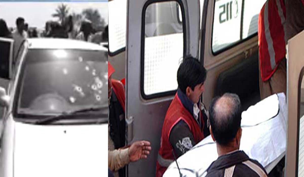 شکارپور،کار پر فائرنگ سے 4 افراد جاں بحق