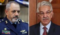 خواجہ آصف کی ایرانی وزیر دفاع سے ملاقات