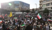امریکی و اسرائیلی حملوں کیخلاف تہران میں احتجاج