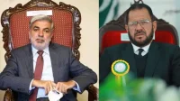 Sdaqt Hussain raja سپریم کورٹ آزاد کشمیر نے ڈسٹرکٹ جج معطل کردیا
