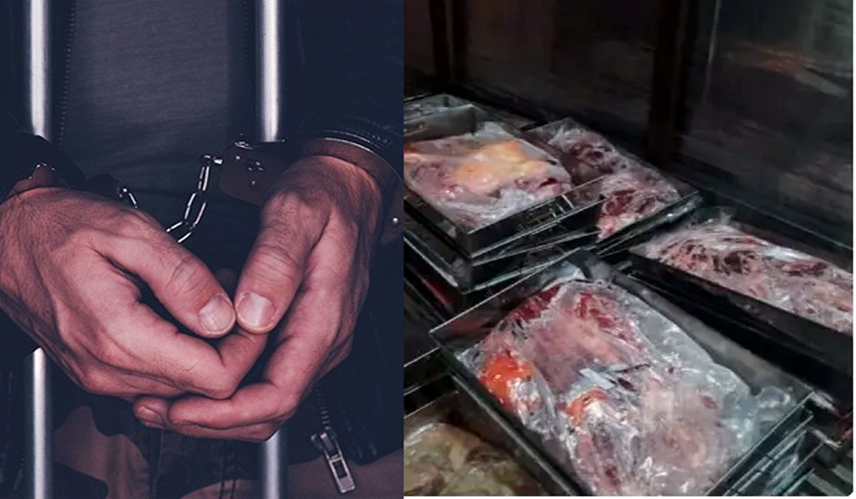 گدھے کا گوشت فروخت کرنیوالا ملزم گرفتار،جیل منتقل