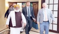 روسی سفیر کی مولانا فضل الرحمان سے ملاقات