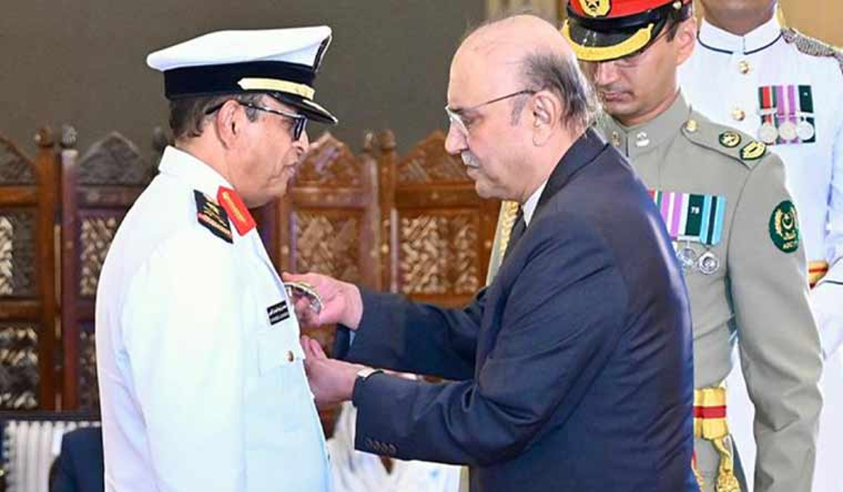 Saudi Naval Chief awarded Nishan-e-Imtiaz Military
