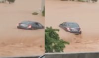 برساتی نالے میں بہنے والے باپ اور بیٹی کی تلاش جاری