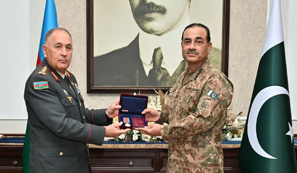 فیلڈ مارشل سے آذربائیجان کے چیف آف جنرل سٹاف کی ملاقات