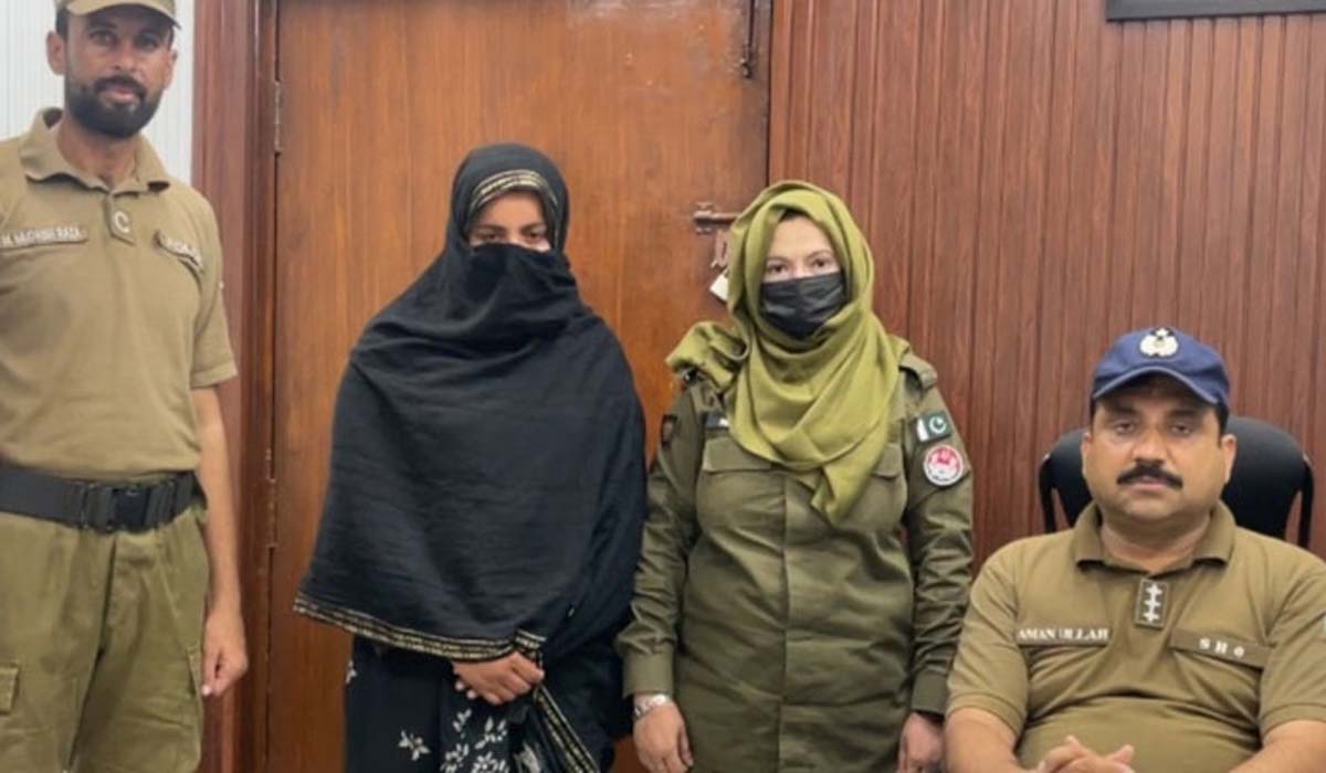 جنسی زیادتی کا جھوٹا مقدمہ درج کرانے والی خاتون گرفتار
