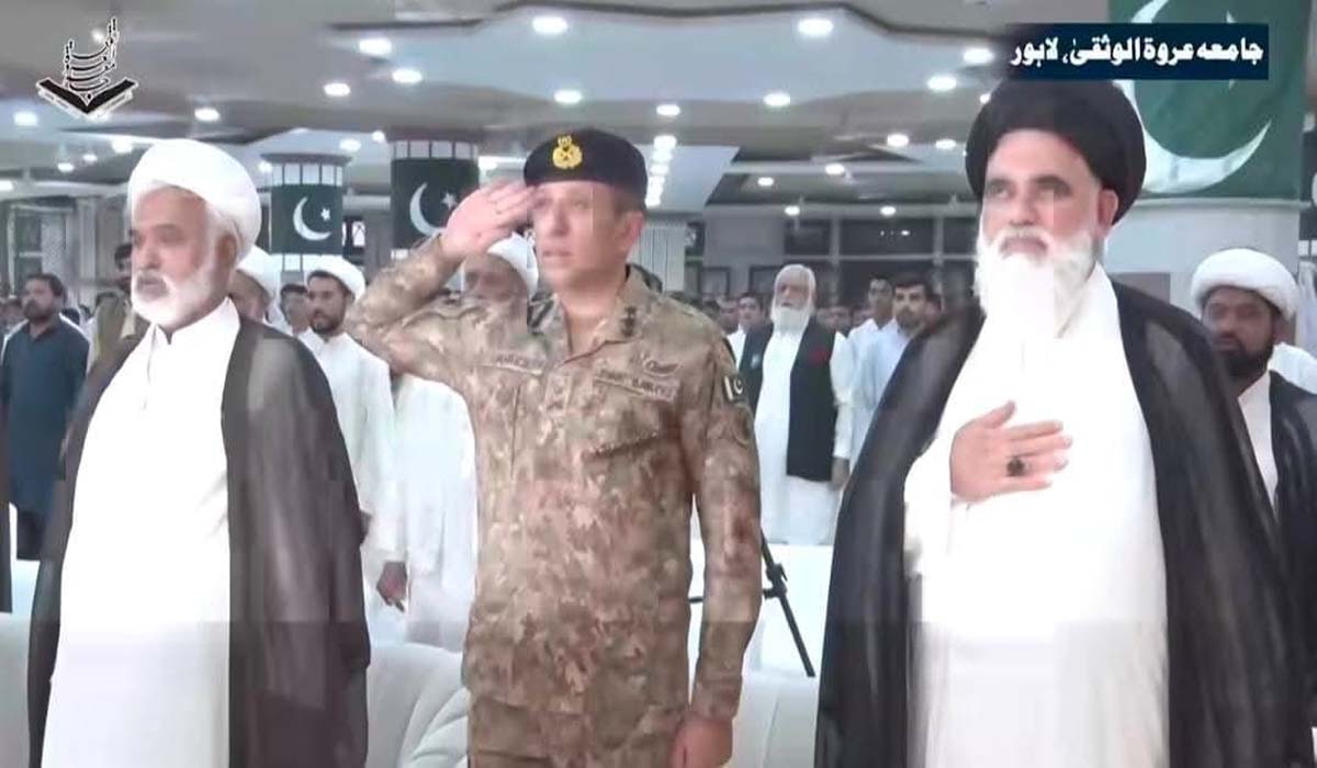 ڈی جی آئی ایس پی آر کا جامعہ عروۃ الوثقیٰ کا دورہ