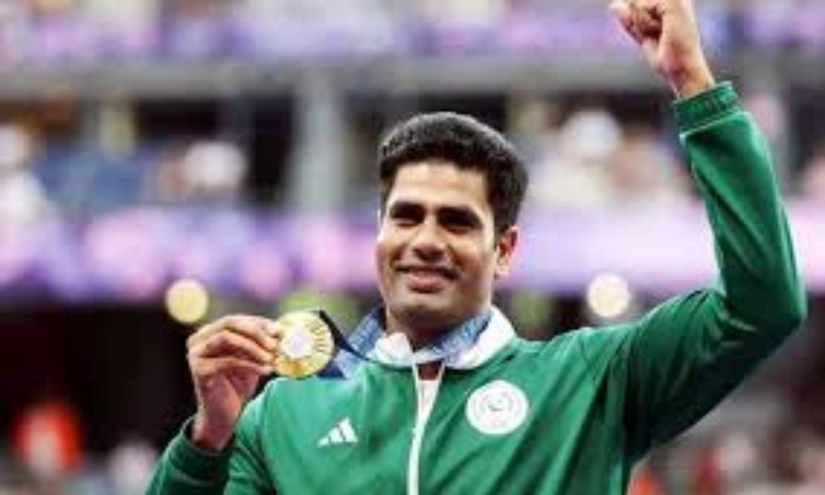 ارشد ندیم نے گولڈ میڈل جیت لیا ارشد ندیم نے گولڈ میڈل جیت لیا