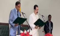 نومنتخب وزیراعظم آزاد کشمیر نے عہدے کا حلف اٹھالیا