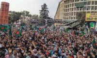 عثمان ہادی کے قتل کے خلاف انقلاب منچہ کا شاہ باغ میں دھرنا