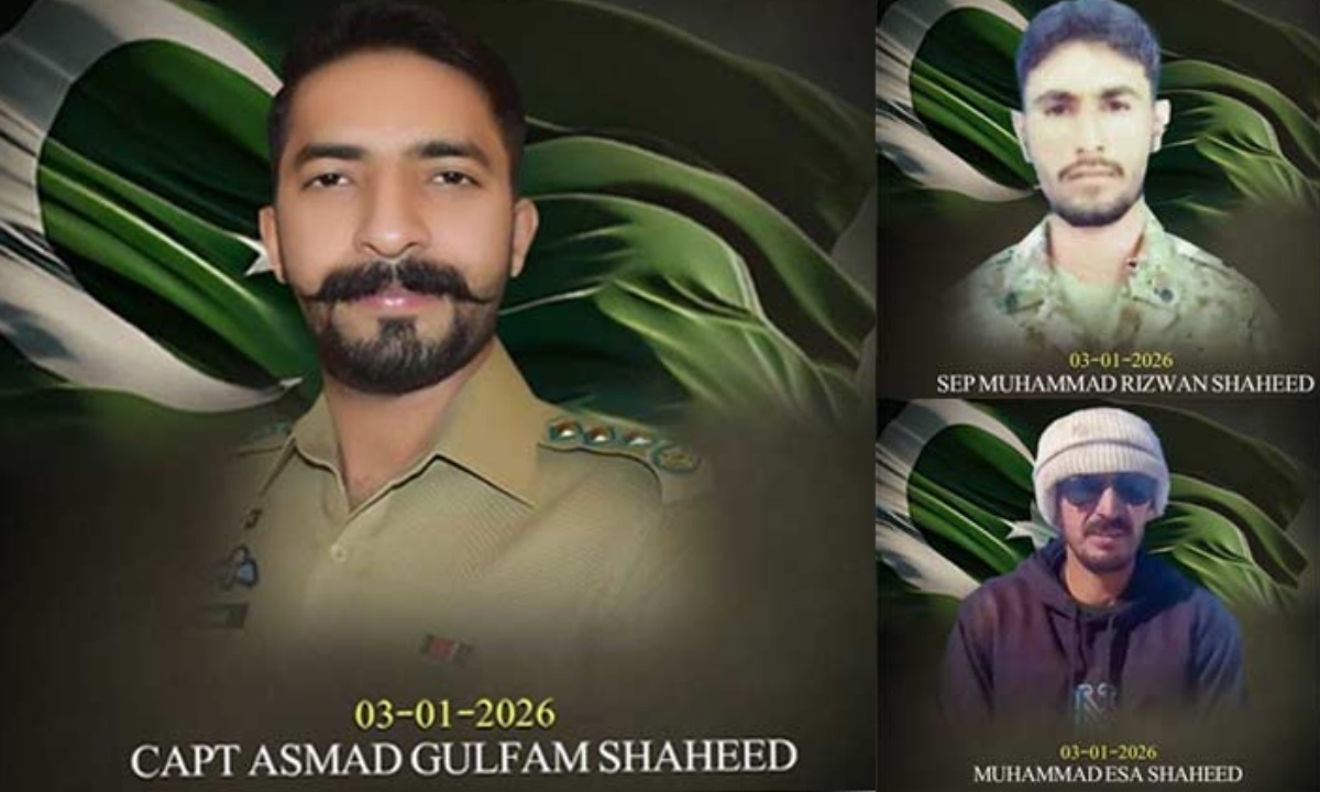 برفانی تودہ گرنے سے پاک فوج کےکیپٹن سمیت تین افراد شہید