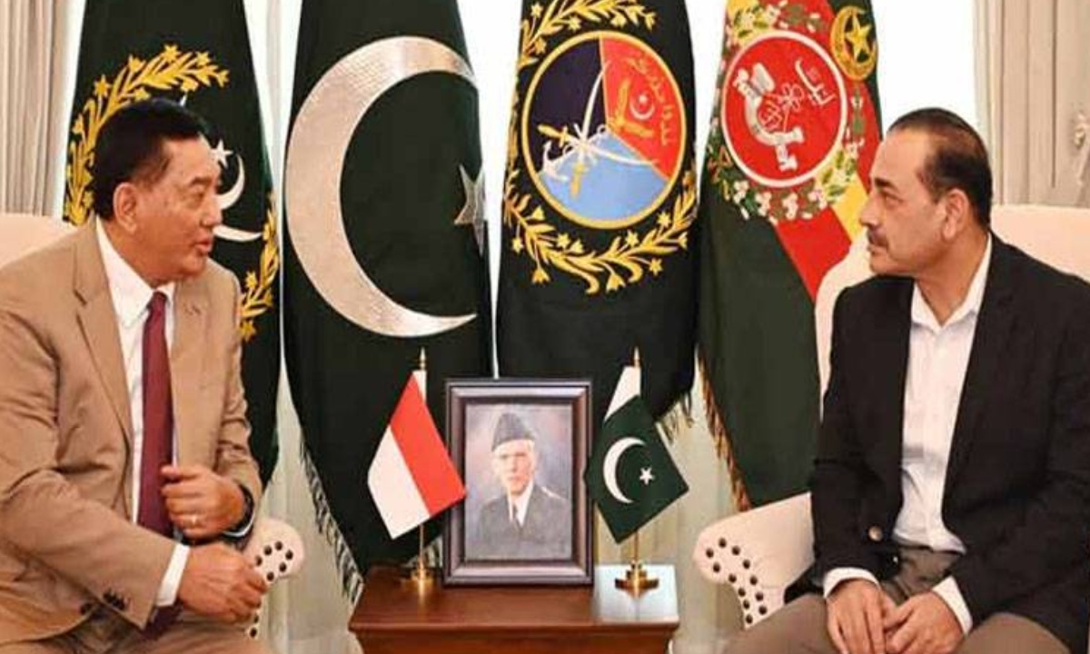 فیلڈ مارشل سے انڈونیشیا کے وزیر دفاع کی ملاقات