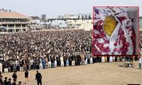 صدر آزاد جموں و کشمیر بیرسٹر سلطان کی نماز جنازہ ادا